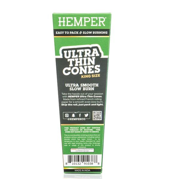 Hemper ultratunna bruna king size-konor