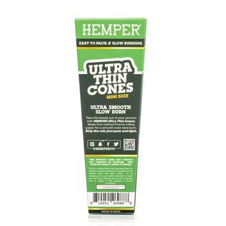 Hemper ultratunna bruna minikonor