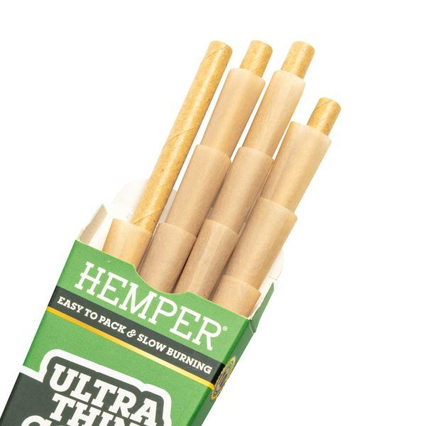 Hemper ultratunna bruna minikonor