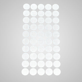F&auml;stbara lockfilter, 50-pack (Microppose)