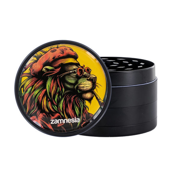 Blazing Beasts metallkvarnkollektion (Zamnesia) – 4-delad Ø50 mm