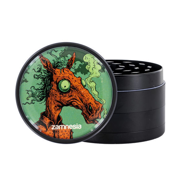 Blazing Beasts metallkvarnkollektion (Zamnesia) – 4-delad Ø50 mm