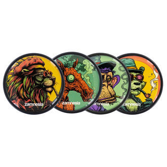 Blazing Beasts metallkvarnkollektion (Zamnesia) – 4-delad Ø50 mm