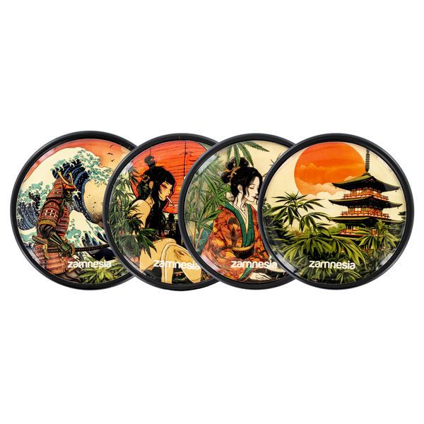 Rising Sun metallkvarnkollektion (Zamnesia) – 4-delad Ø50 mm