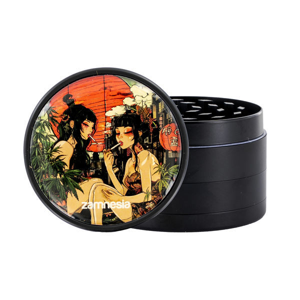 Rising Sun metallkvarnkollektion (Zamnesia) – 4-delad Ø50 mm