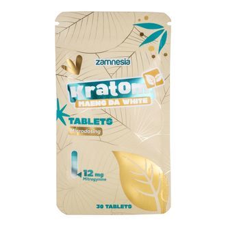 Kratom mikrodoseringstabletter – Maeng Da White (Zamnesia)