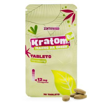 Kratomtabletter &ndash; Maeng Da Green (Zamnesia)