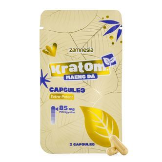 Kratomkapslar &ndash; 85 mg extrakt (Zamnesia)