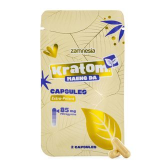 Kratomkapslar – 85 mg extrakt (Zamnesia)
