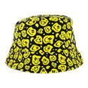 Smiley-hattar (bucket hat)