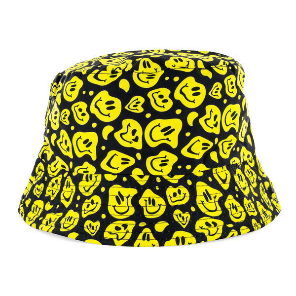 Smiley-hattar (bucket hat)