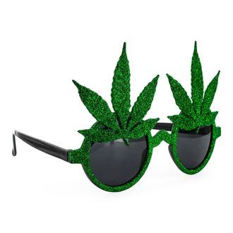 Solglasögon med ganjablad