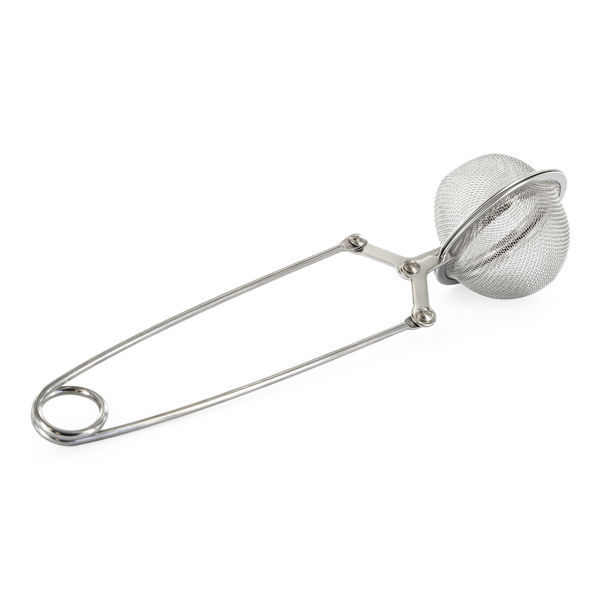 Tesil i rostfritt stål med nät och handtag