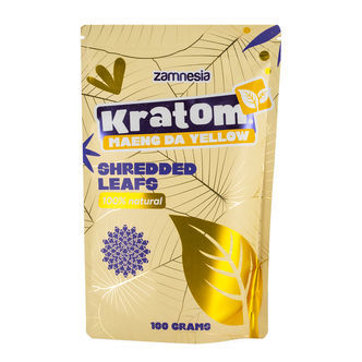 Kratom strimlad &ndash; Maeng Da Yellow (Zamnesia)