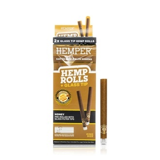 King Size-rullar + glastip 2-pack (Hemper)