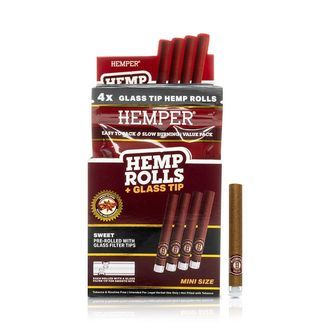 Mini Rolls + glasstips 4-pack (Hemper)
