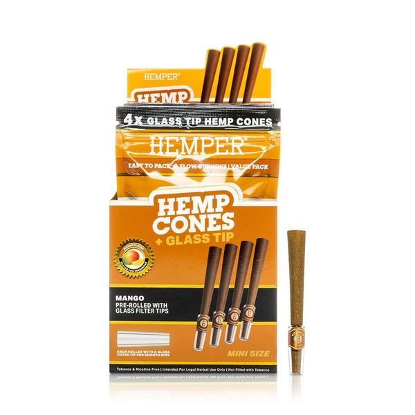Mini Rolls + glasstips 4-pack (Hemper)