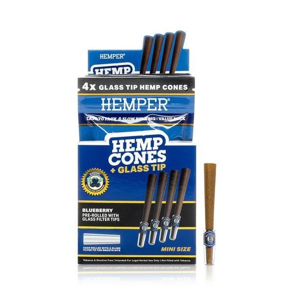 Hampakonor 1¼ + glasmunstycke 4-pack (Hemper)