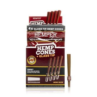 Hampakonor 1¼ + glasmunstycke 4-pack (Hemper)