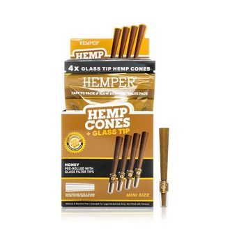Hampakonor 1¼ + glasmunstycke 4-pack (Hemper)
