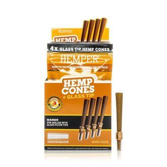 Hampakonor 1¼ + glasmunstycke 4-pack (Hemper)