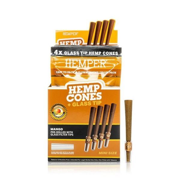 Hampakonor 1¼ + glasmunstycke 4-pack (Hemper)