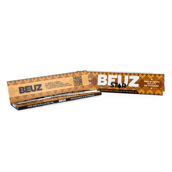 Oblekta hampabaserade King Size Slim-rullpapper (BEUZ)