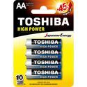 Alkaliska AA-batterier (TOSHIBA)
