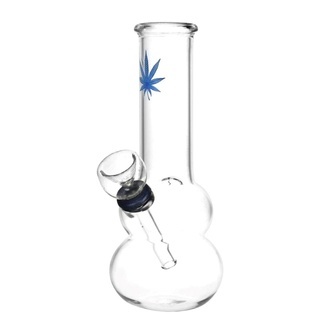 6" Lil Leaf glasbong