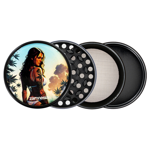 Bad Bitches metallkvarn-kollektion (Zamnesia) – 4-delad Ø63 mm
