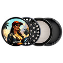 Bad Bitches metallkvarn-kollektion (Zamnesia) – 4-delad Ø63 mm