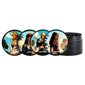 Bad Bitches metallkvarn-kollektion (Zamnesia) – 4-delad Ø63 mm