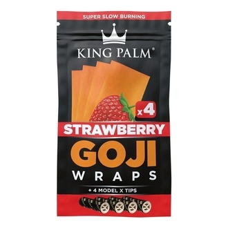Goji-wraps & filtertips 4-pack (King Palm)