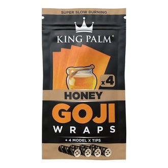 Goji-wraps & filtertips 4-pack (King Palm)
