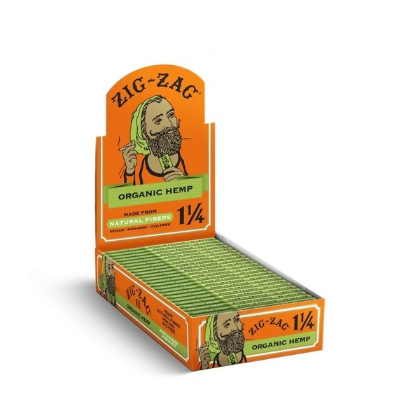 Ekologiska rullpapper av hampa 1 1/4 (Zig-Zag)