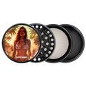 Bad Bitches metallkvarn-kollektion (TRIBE) – 4-delad Ø63 mm