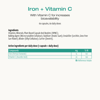 Järn + vitamin C (Cibdol)