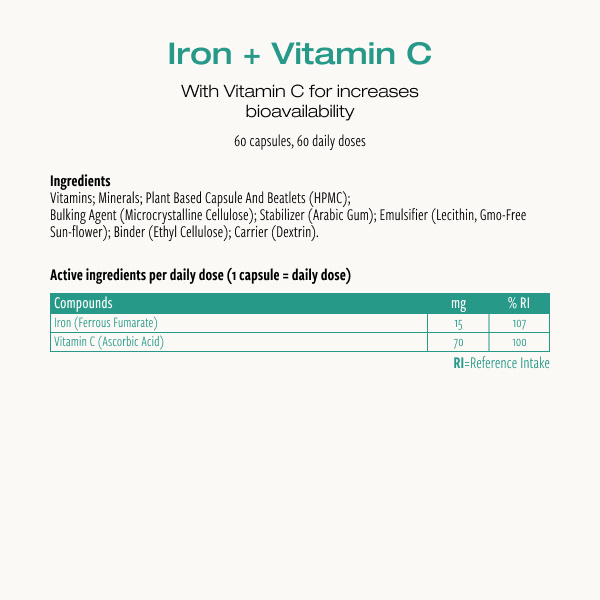 Järn + vitamin C (Cibdol)