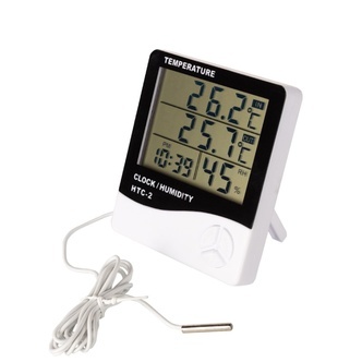 Termo-hygrometer med stor sk&auml;rm (VDL)
