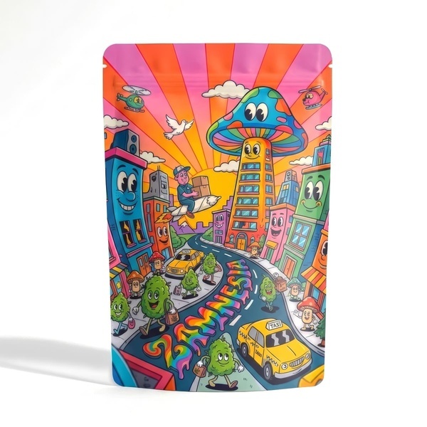 Trippy Toons Z-Lock Stashpåse (Extra Large)
