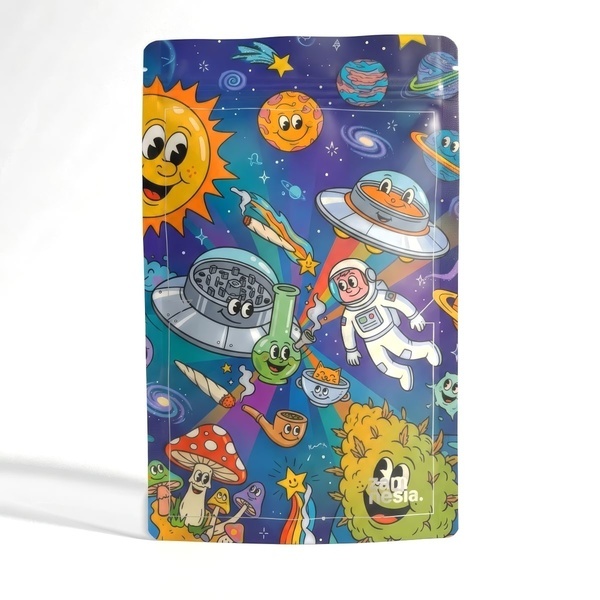Trippy Toons Z-Lock Stashpåse (Extra Large)