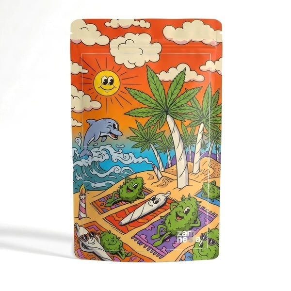 Trippy Toons Z-Lock Stashpåse (Extra Large)