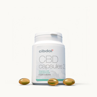 CBD mjukkapslar 20 % 2000 mg (Cibdol)