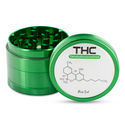 Metallkvarn Black Leaf THC (4 delar)