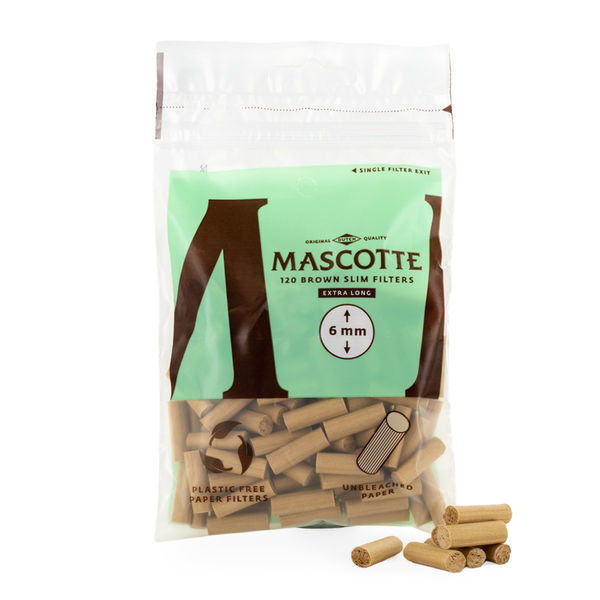 Mascotte bruna XL Slim pappersfilter