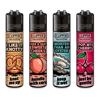 T&auml;ndare med pornomotiv (Clipper)