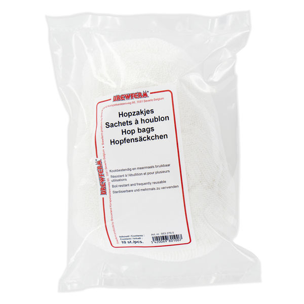 Musslinpåsar för humlekok (10-pack)