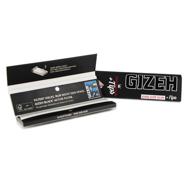Gizeh King Size Slim rullpapper + filter
