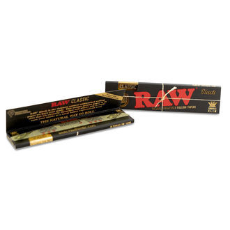 RAW &rdquo;Black&rdquo; rullpapper king size slim