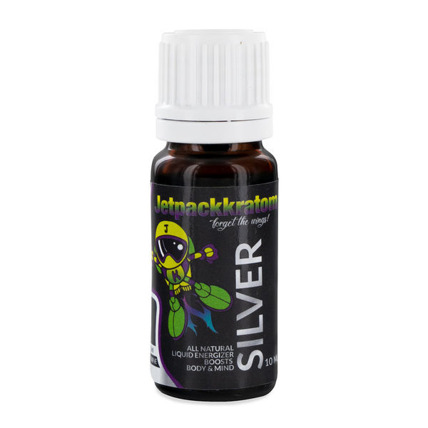 Jetpackkratom SILVER flytande extrakt - 60 mg